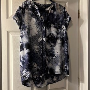 Vera Wang purple navy black